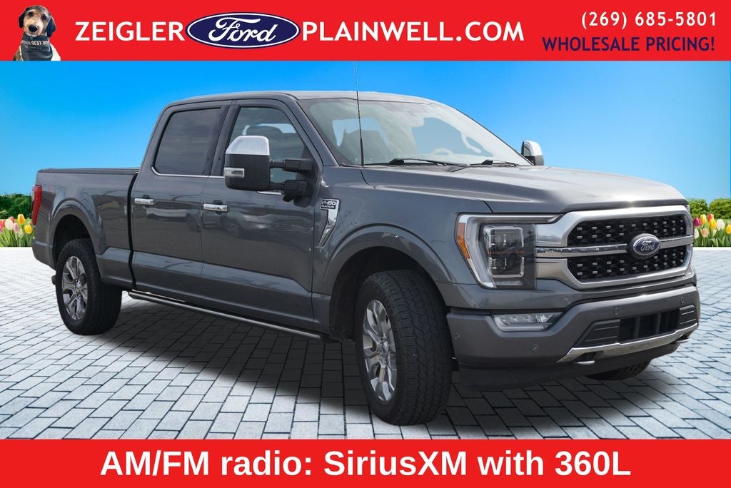 2022 Ford F-150 Platinum Twin Panel Roof Int Work Surface Tow Co-Pilot360 A