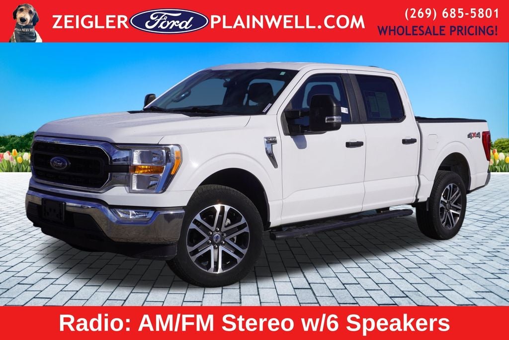 2022 Ford F-150 XLT Crew Cab 4x4 3.5 Ecoboost Tow Pkg 20" Wheels Blis