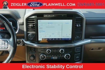 2021 Ford F-150 Lariat Crew Cab Navigation H&C Leather Chrome Pkg Tow