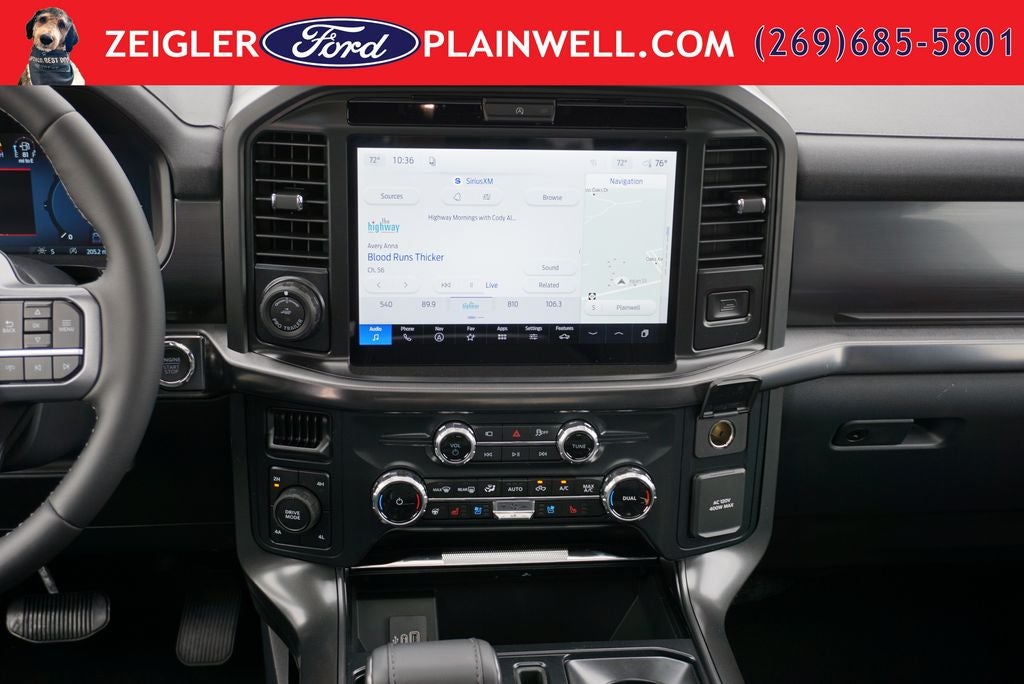 2026 Ford F-150 Lariat BLACK APPEARANCE PKG TWIN PANEL ROOF 20" BLACK WH