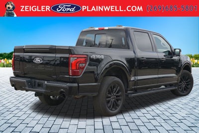 2024 Ford F-150 Lariat Hybrid Black Appearance Pkg Panoramic Roof Tow