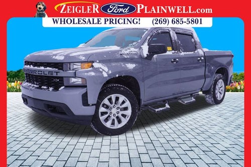 2022 Chevrolet Silverado 1500 LTD Custom CREW CAB 4X4 BLACK APPEARANCE PLG 20' WHEELS