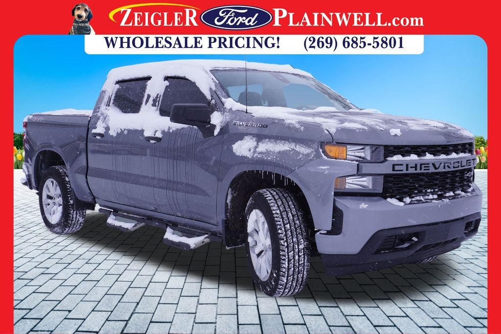 2022 Chevrolet Silverado 1500 LTD Custom CREW CAB 4X4 BLACK APPEARANCE PLG 20' WHEELS