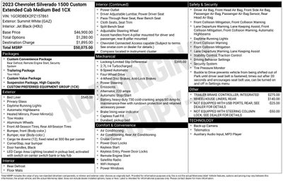 2023 Chevrolet Silverado 1500 Custom