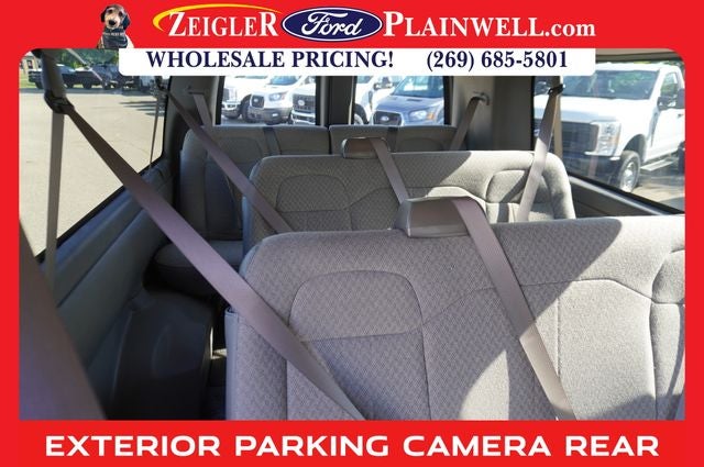 2023 GMC Savana 3500 LT 15 Passenger Extended WB Chrome Pkg Rear Camera