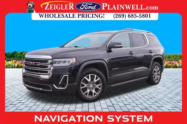 2021 GMC Acadia SLT V6 AWD Leather Power Moonroof Nav Heated Leather