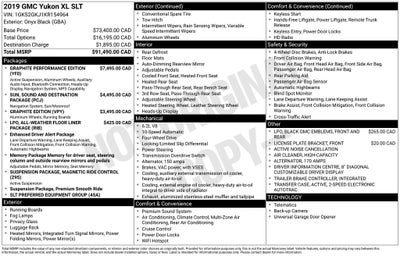 2019 GMC Yukon XL SLT