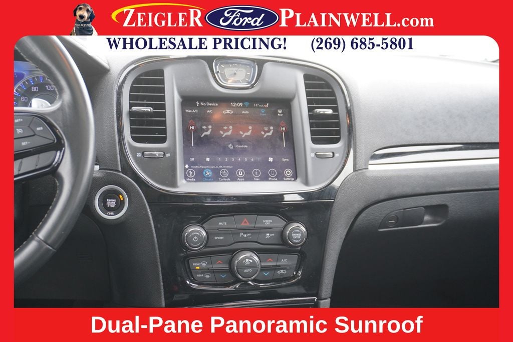 2021 Chrysler 300 S Panoramic Moonroof Navigation Heated Leather Rear
