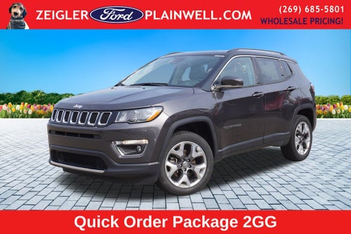 2021 Jeep Compass Limited 4x4 Leather Power Moonroof