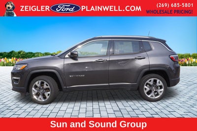 2021 Jeep Compass Limited 4x4 Leather Power Moonroof