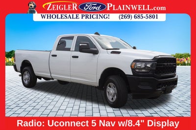 2023 RAM 3500 Tradesman 4x4 CREW CAB LONG BOX 6.4L V8 Navigation HD Vinyl