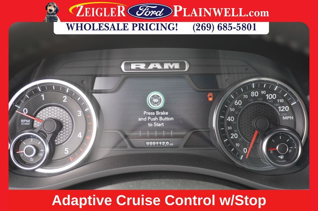 2024 RAM 3500 Tradesman CREW CAB 4X4 CUMMINGS TURBO DIESEL NAVIGATION