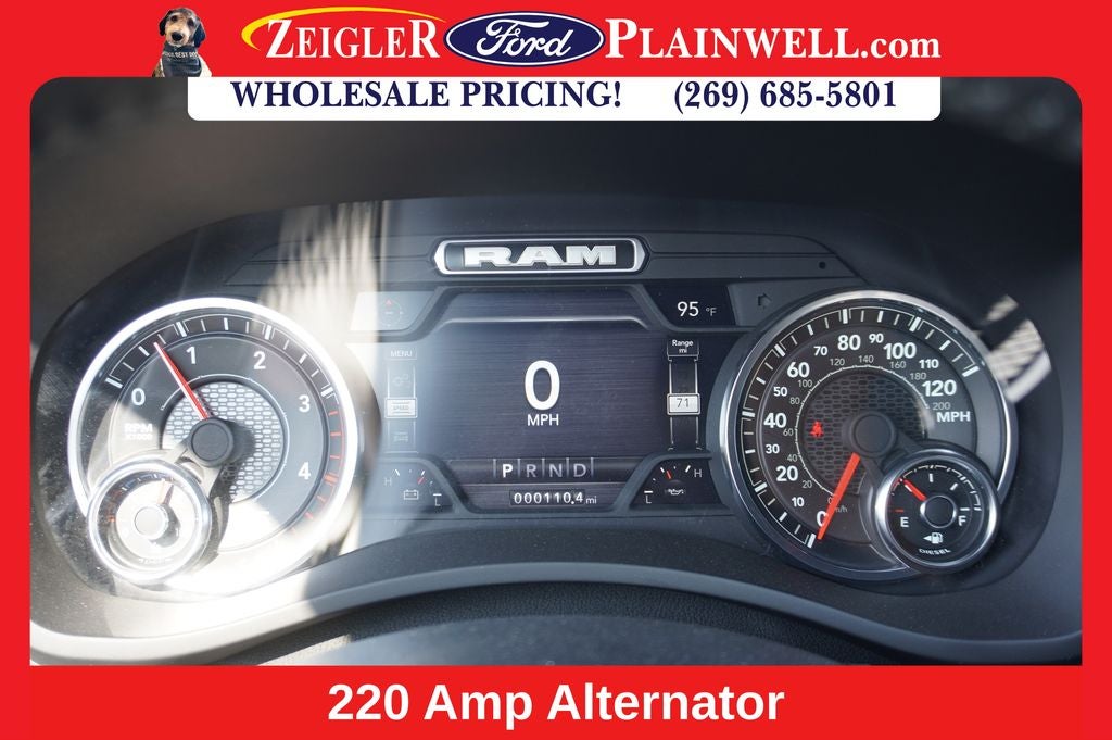 2024 RAM 3500 Tradesman CREW CAB 4X4 NAVIGATION 6.7 TURBO DIESEL REAR CAME