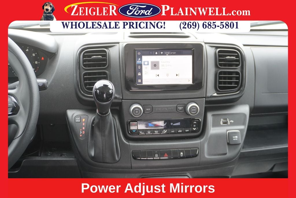 2024 RAM ProMaster 1500 Low Roof V6 Extended Low Roof Tradesman Cargo Van