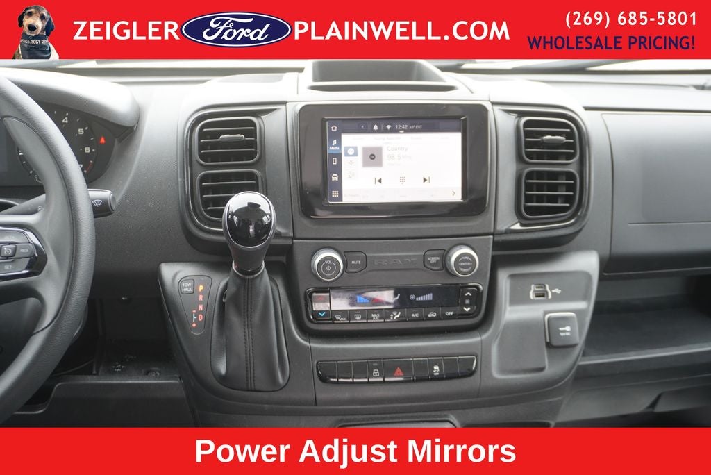 2024 RAM ProMaster 1500 Low Roof V6 Extended Low Roof Tradesman Cargo Van