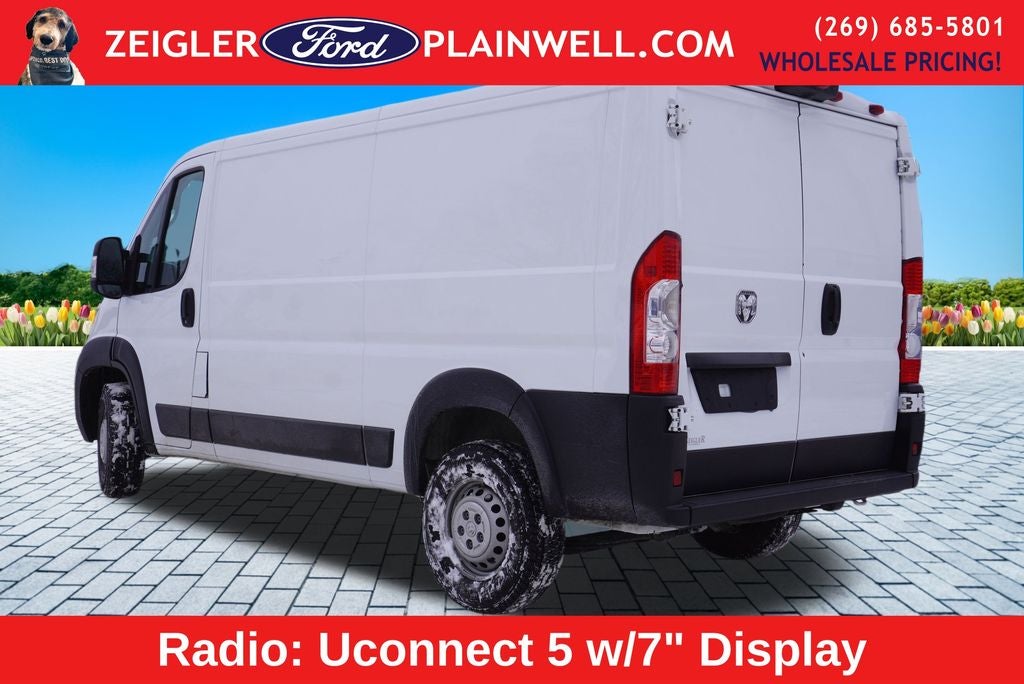 2024 RAM ProMaster 1500 Low Roof V6 Extended Low Roof Tradesman Cargo Van