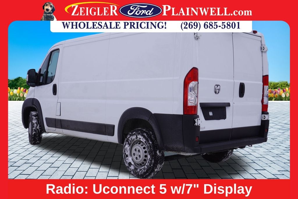 2024 RAM ProMaster 1500 Low Roof V6 Extended Low Roof Tradesman Cargo Van