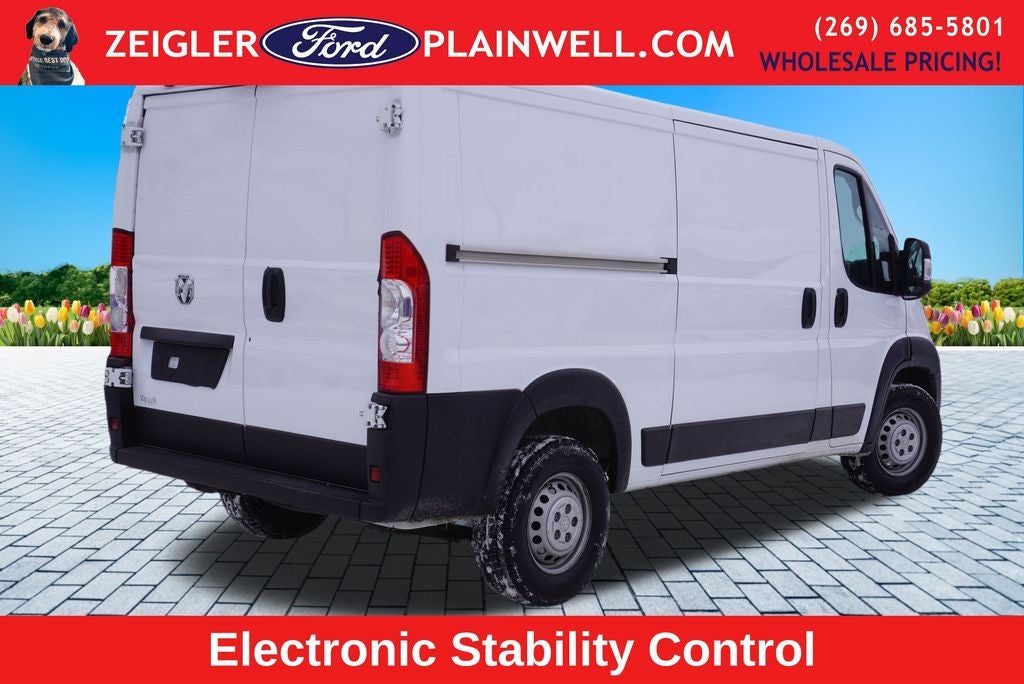 2024 RAM ProMaster 1500 Low Roof V6 Extended Low Roof Tradesman Cargo Van