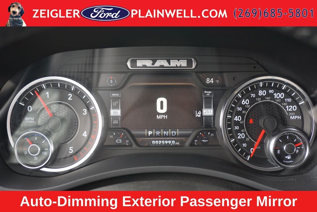 2024 RAM 2500 Laramie Crew Cab 4x4 Cummings Turbo Diesel Leather Rear Ca