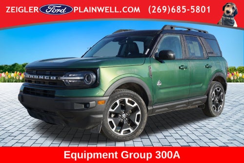 2023 Ford Bronco Sport Outer Banks Leather 4x4 Painted Blk Roof Rear Camera