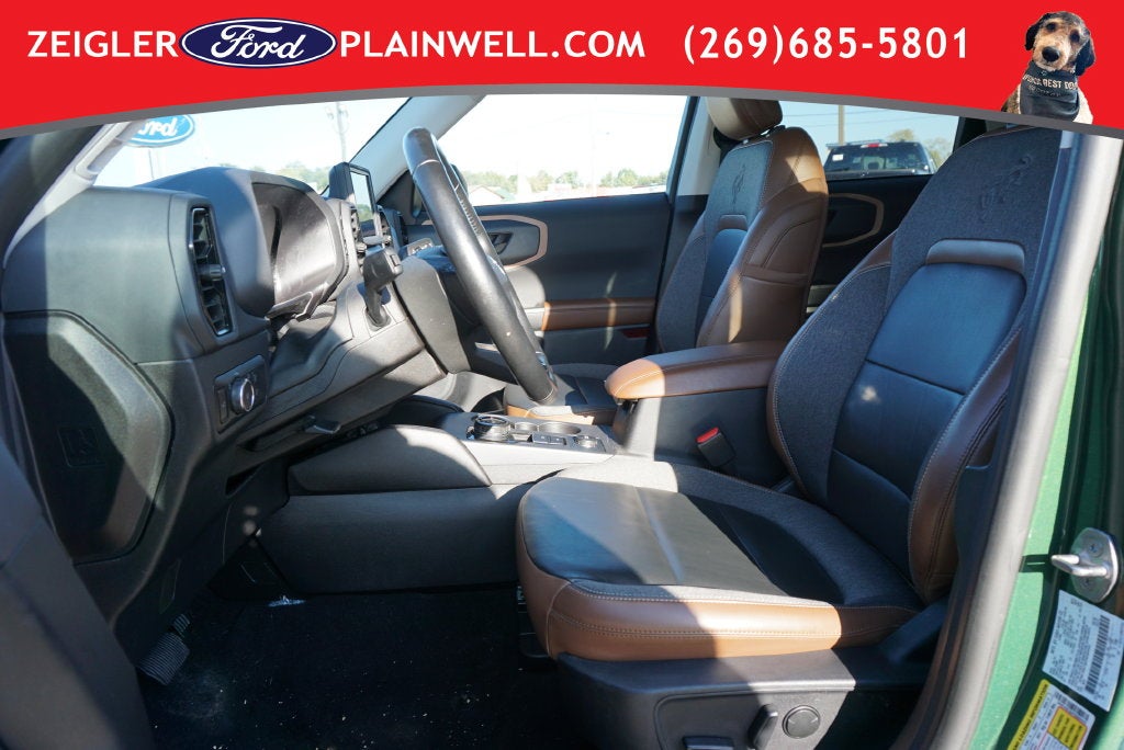 2023 Ford Bronco Sport Outer Banks Leather 4x4 Painted Blk Roof Rear Camera