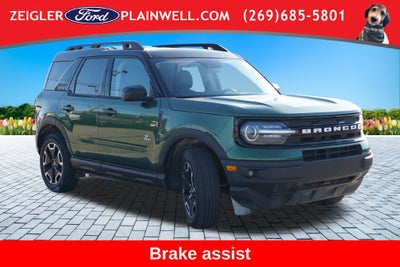 2023 Ford Bronco Sport Outer Banks Leather 4x4 Painted Blk Roof Rear Camera