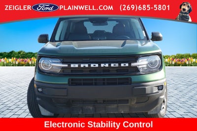 2023 Ford Bronco Sport Outer Banks Leather 4x4 Painted Blk Roof Rear Camera