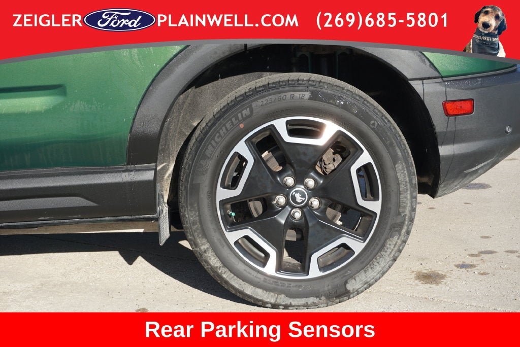 2023 Ford Bronco Sport Outer Banks Leather 4x4 Painted Blk Roof Rear Camera