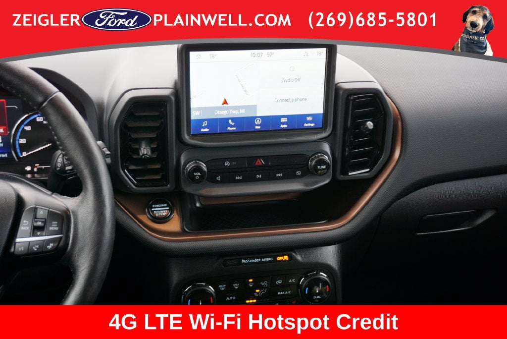 2023 Ford Bronco Sport Outer Banks 4x4 Navigation Tech Pkg Co Pilot 360