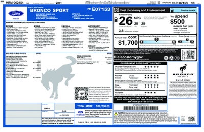 2023 Ford Bronco Sport Outer Banks 4x4 Navigation Tech Pkg Co Pilot 360