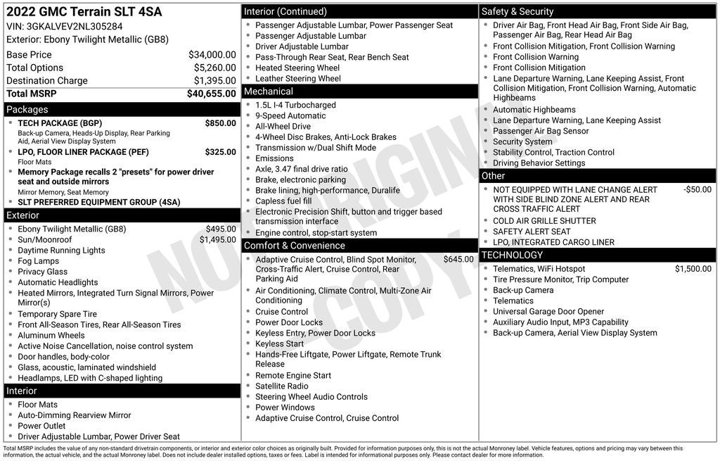2022 GMC Terrain SLT