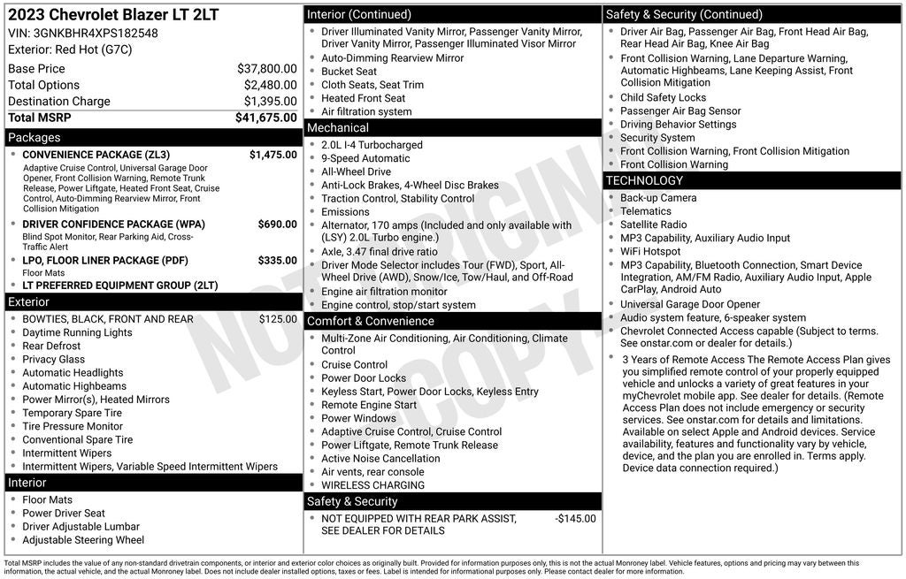 2023 Chevrolet Blazer LT