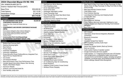 2024 Chevrolet Blazer EV RS