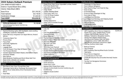 2024 Subaru Outback Premium