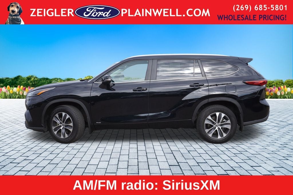 2023 Toyota Highlander Hybrid XLE 4x4 Power Moonroof Blis Rear Camera 3rd Row P Lift