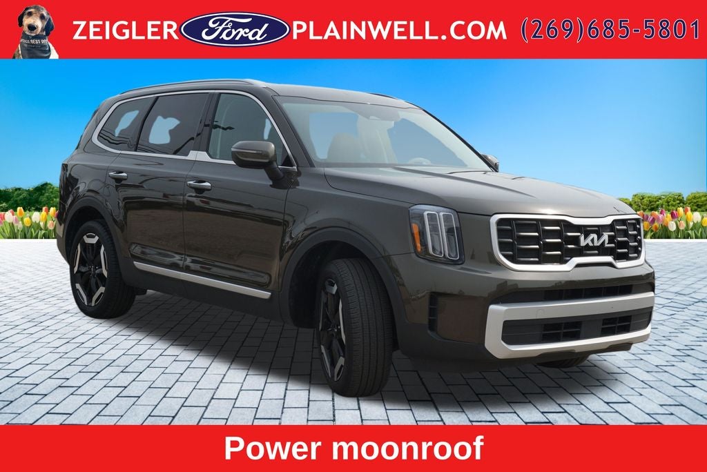 2025 Kia Telluride S Power Moonroof Heated Leather 4x4 Navigation Rear