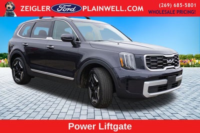 2025 Kia Telluride S V6 AWD Leather Power Moonroof Navigation Blis Blac