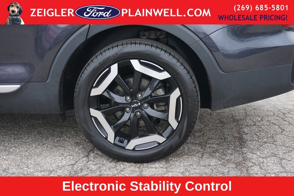 2025 Kia Telluride S V6 AWD Leather Power Moonroof Navigation Blis Blac