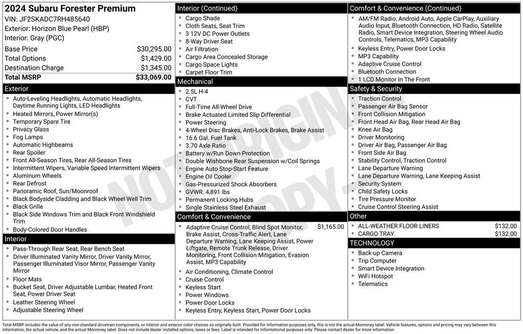 2024 Subaru Forester Premium