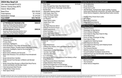 2024 Kia Soul LX Rear Camera