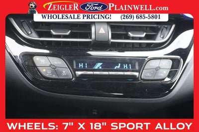 2022 Toyota C-HR XLE REAR CAMERA REAR SPOILER