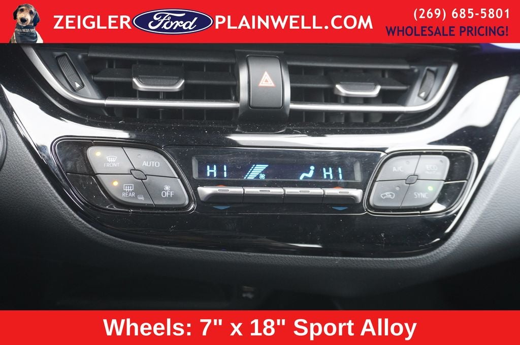 2022 Toyota C-HR XLE REAR CAMERA REAR SPOILER