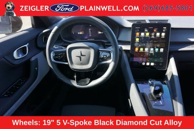 2024 Polestar 2 Long Range Dual Motor Awd Pilot Pkg Panoramic Roof Leather Blis R Camera