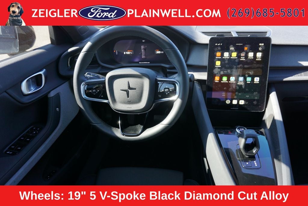 2024 Polestar 2 Long Range Dual Motor Awd Pilot Pkg Panoramic Roof Leather Blis R Camera