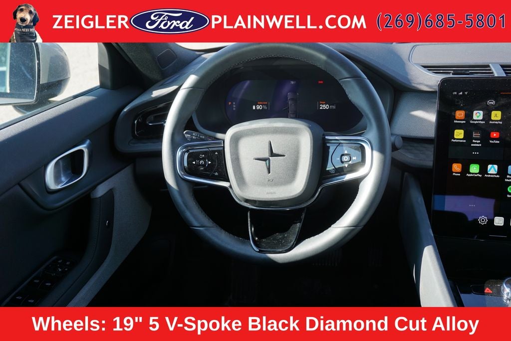 2024 Polestar 2 Long Range Dual Motor AWD Pilot Pkg Heated Seats Navigation Rear Camera
