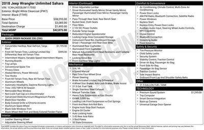 2018 Jeep Wrangler Sahara 4x4