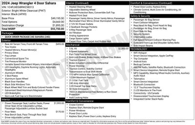 2024 Jeep Wrangler Sahara