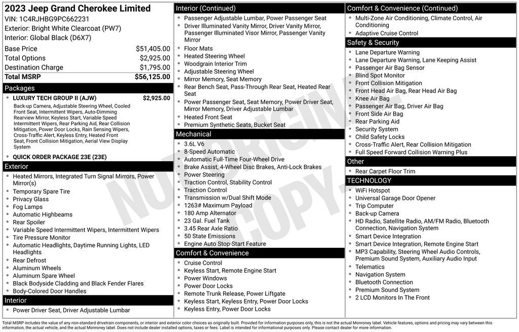 2023 Jeep Grand Cherokee Limited