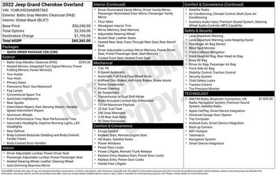 2022 Jeep Grand Cherokee Overland
