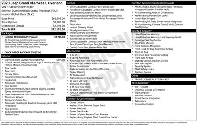 2023 Jeep Grand Cherokee L Overland